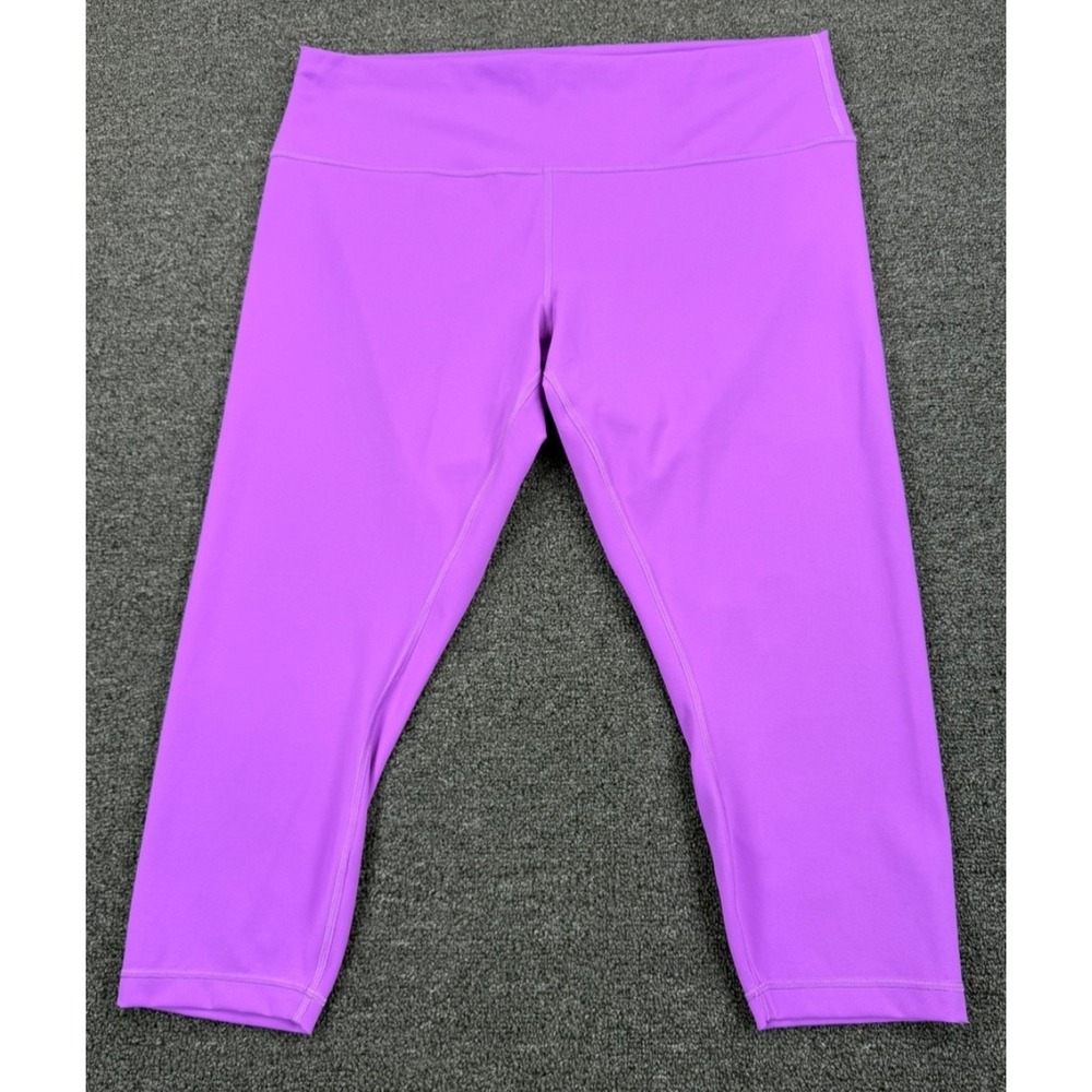 Lululemon Size 20 Wunder Train High Rise HR 23" Crop   Moonlit Magenta